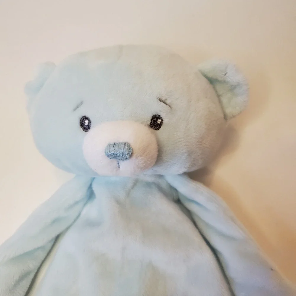 Ganz My First Teddy Security Blanket Lovey‎ Blue Bear